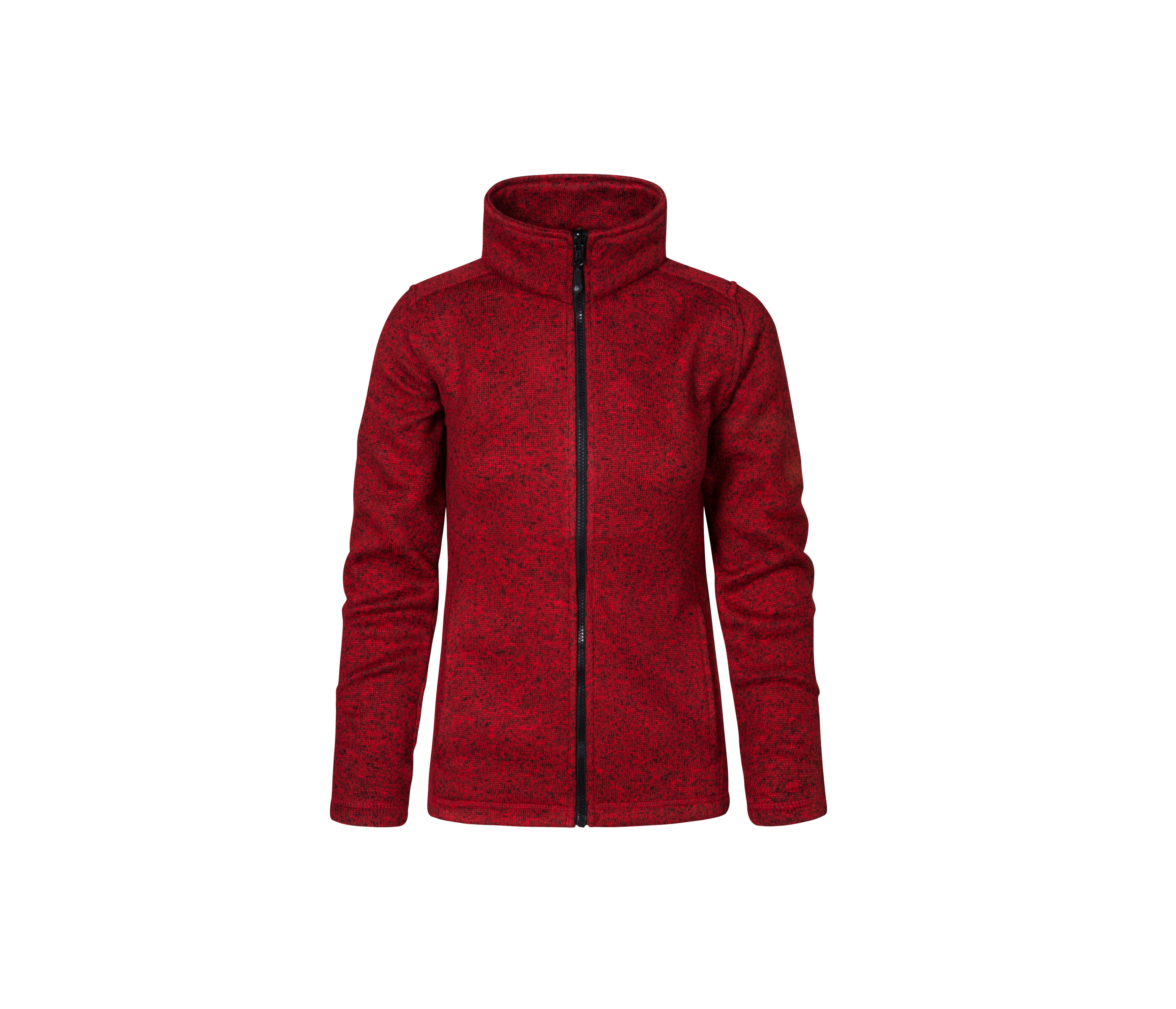 WOMEN'S KNIT FLEECE JACKET C+