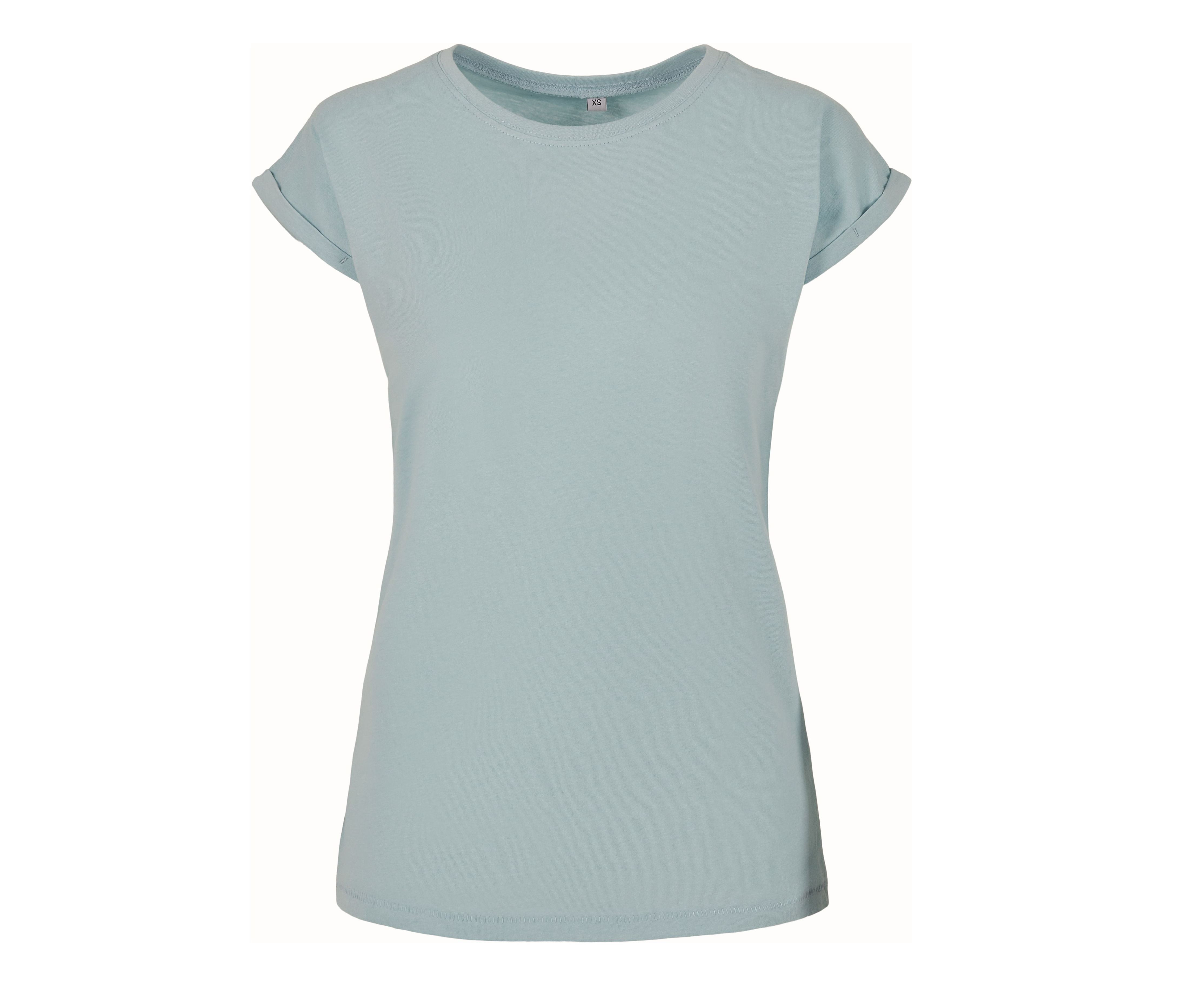 LADIES EXTENDED SHOULDER TEE