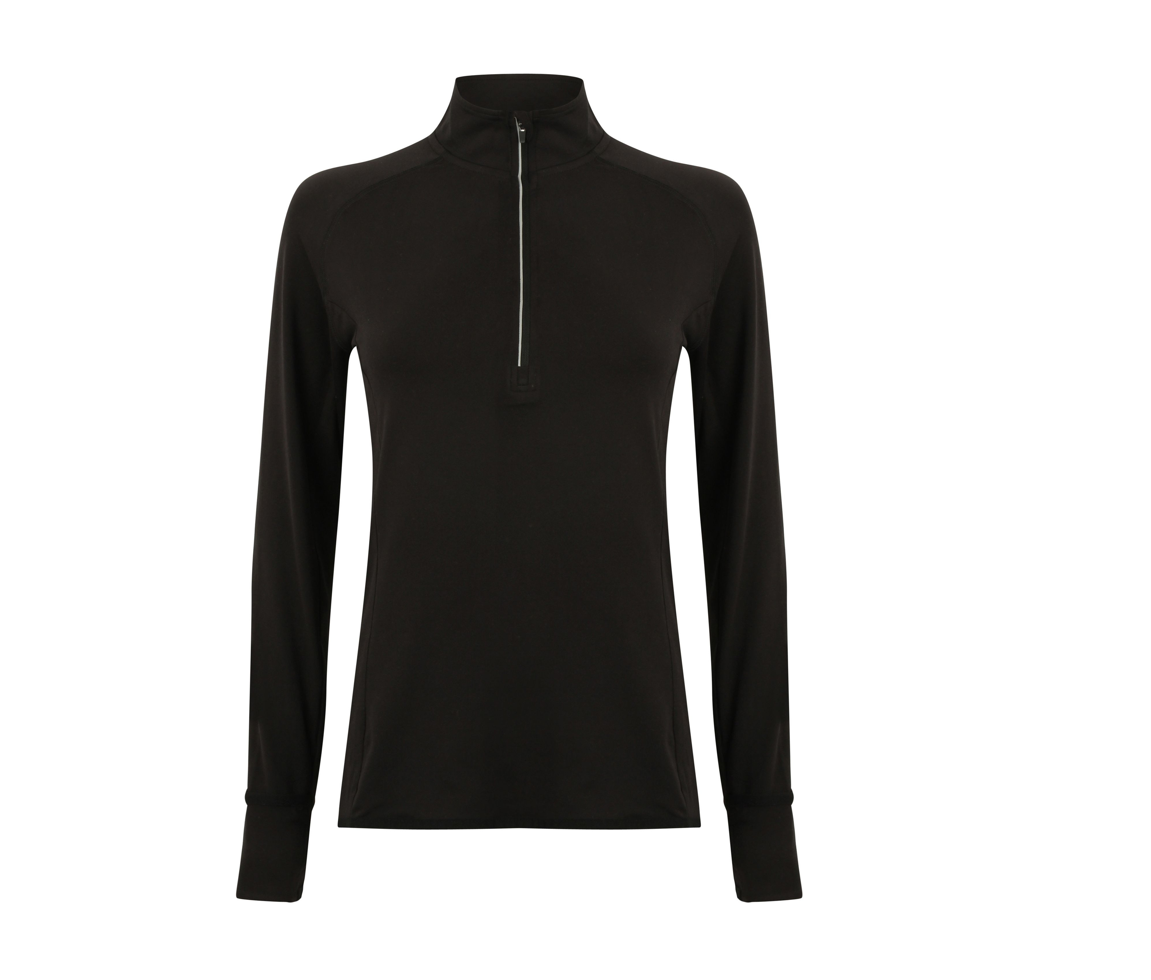 LADIES' LONG SLEEVED 1/4 ZIP TOP