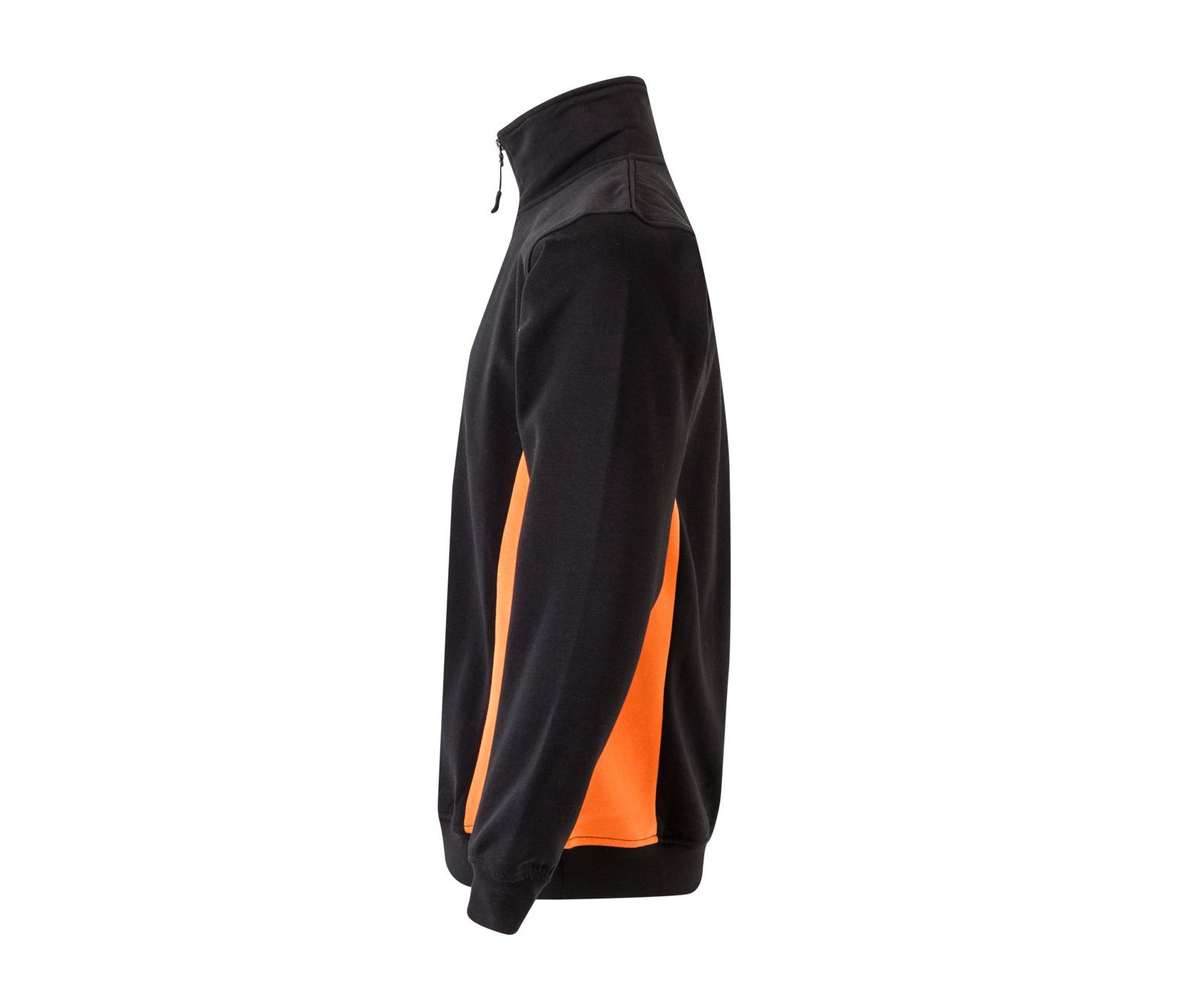 SWEAT BICOLORE COL ZIPPÉ
