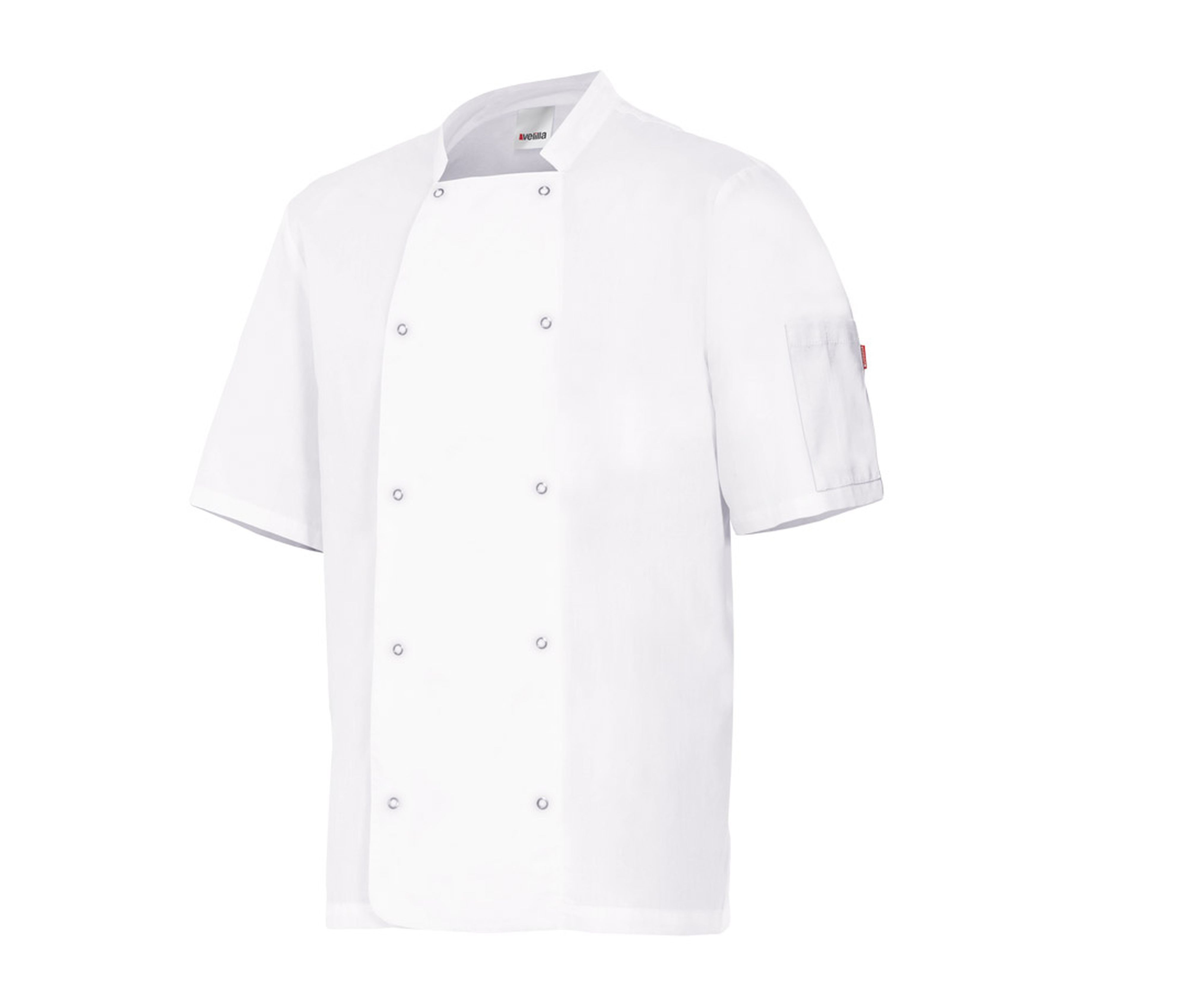 VESTE DE CUISINIER MC AVEC BOUTONS PRESSION